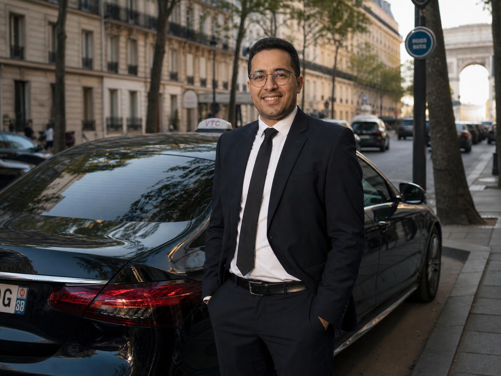 Yassine, chauffeur VTC plein temps à Paris